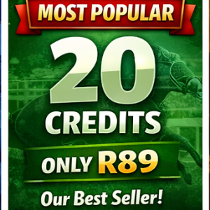 20 Credits – Most Popular (R4.45 per credit)