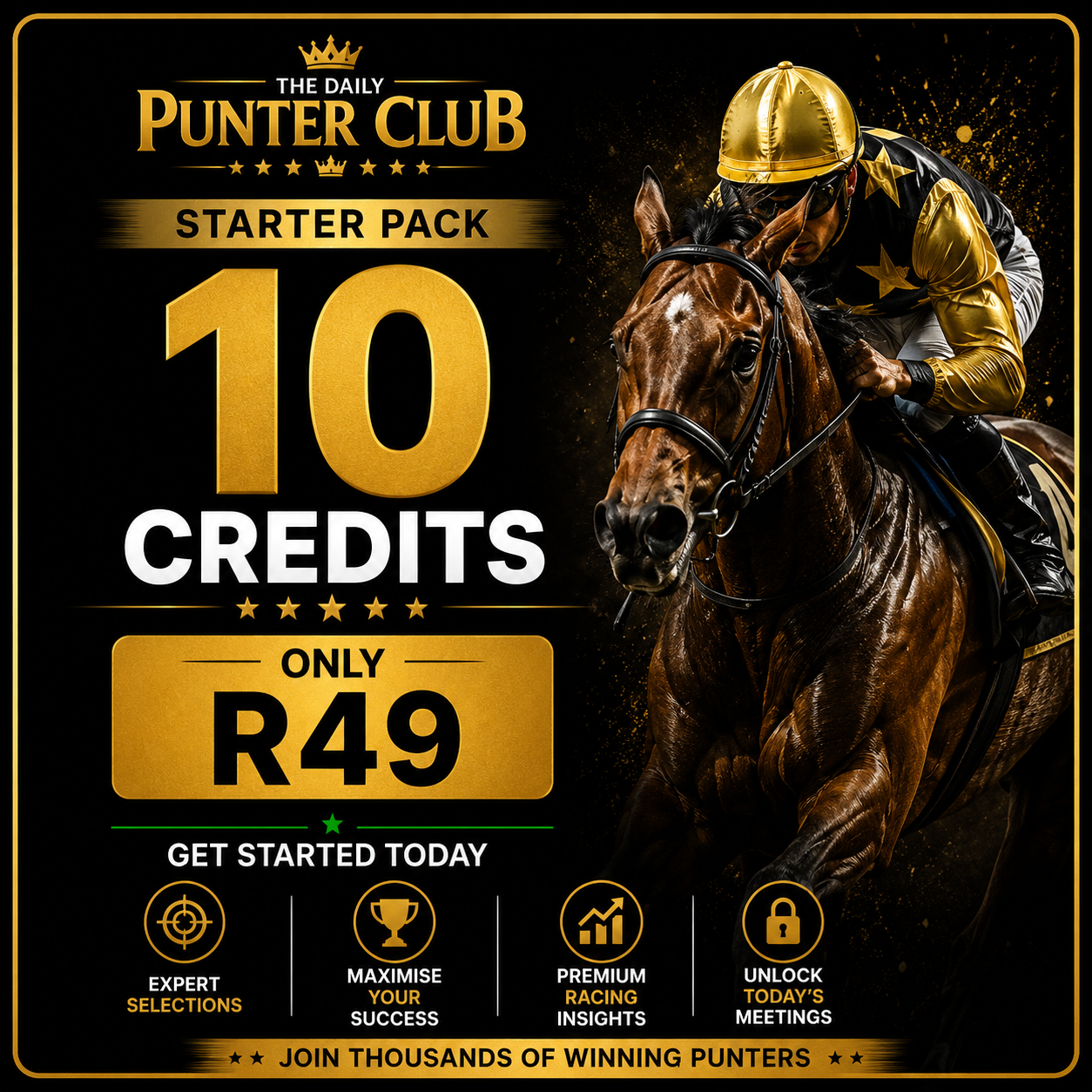 10 Credits – Starter Pack